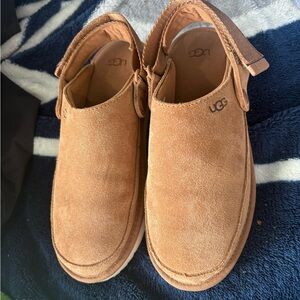 UGG womens Brown Suede Loafers